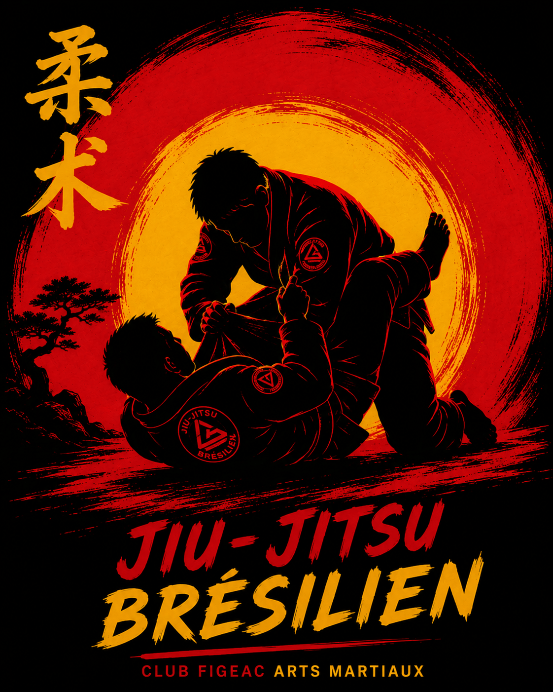 Affiche Jiu-Jitsu Brésilien