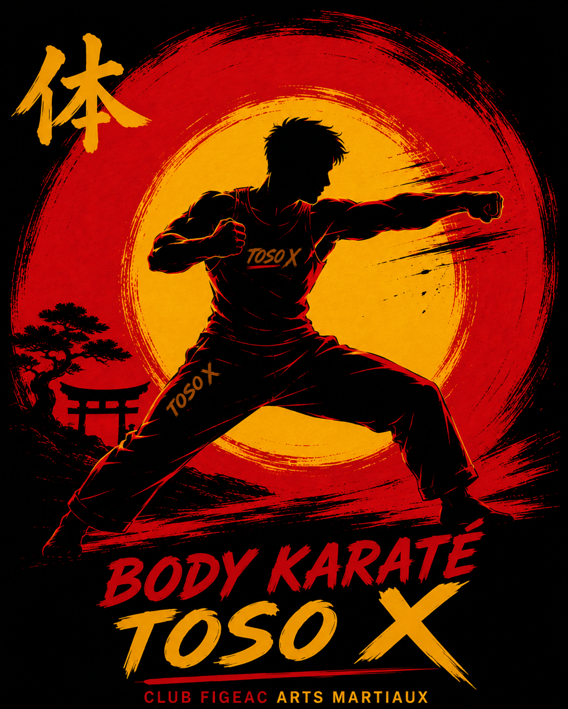 Affiche Body Karaté Toso X